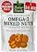 Raw Unsalted Deluxe Omega 3 Mixed Nuts (Almonds, Brazil Nuts, Cashews, Hazelnuts and Walnuts) - All-Natural Non-GMO No Added Salt or Fat