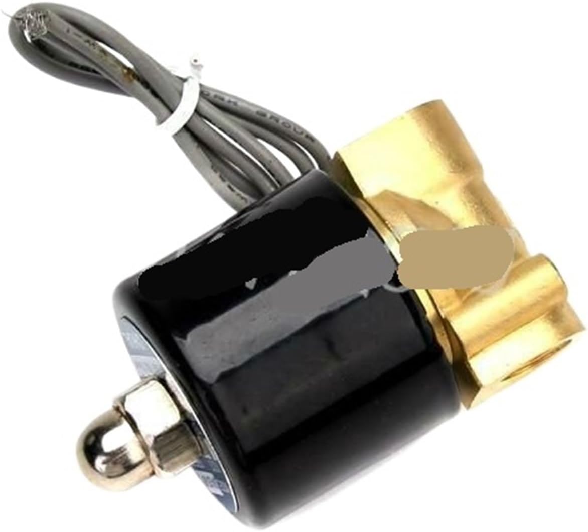 2 Pcs, DC 12V electric solenoid valve 1/4', suitable for air, water, gas,