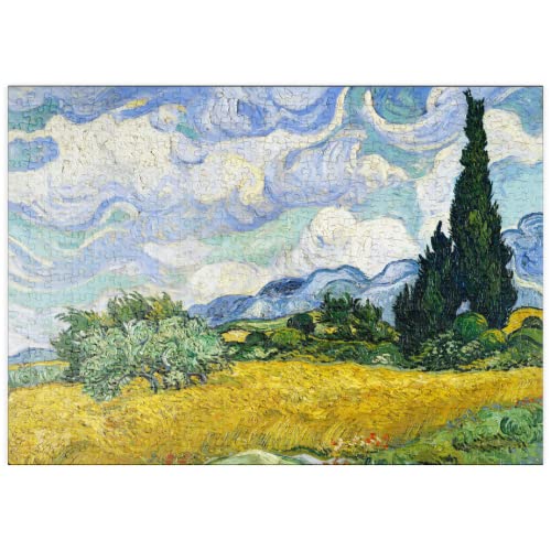 Wheat Field with Cypresses (1889) by Vincent Van Gogh - Premium 500 Teile Puzzle - MyPuzzle Sonderkollektion von Æpyornis Cover
