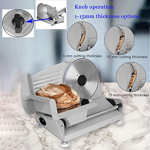 Cortadora eléctrica de carne con hoja de 7.4 pulg miniatura 2