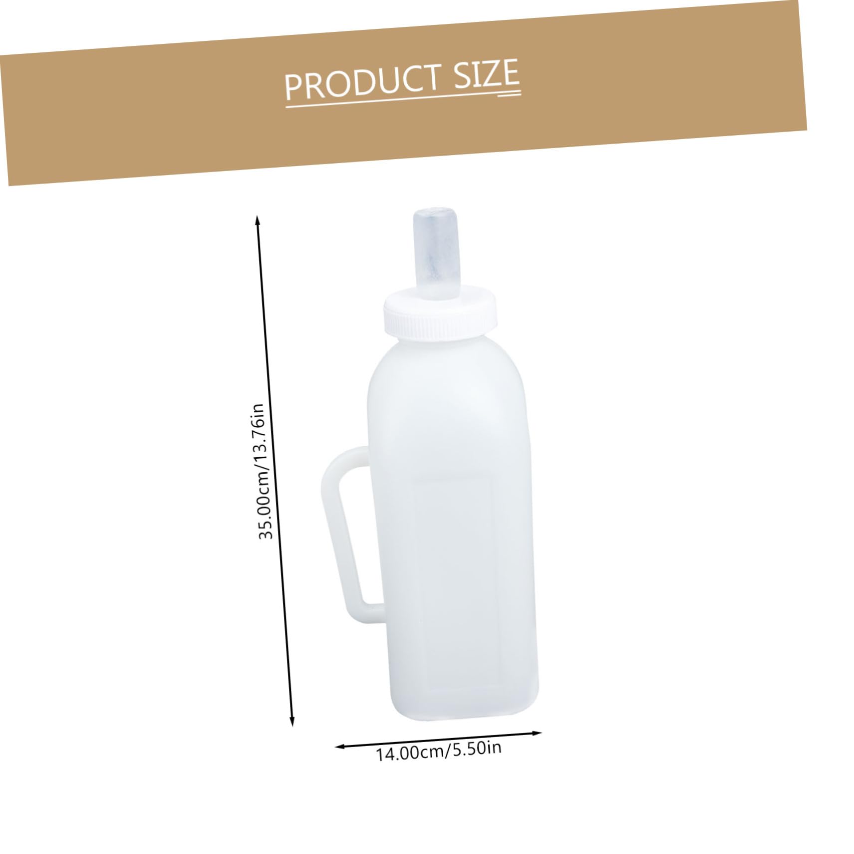 2sets Kalb Flasche Pet Pflege Flasche Silikon Boilable Neugeborenen Tiere Leichte 2 Stücke * 2