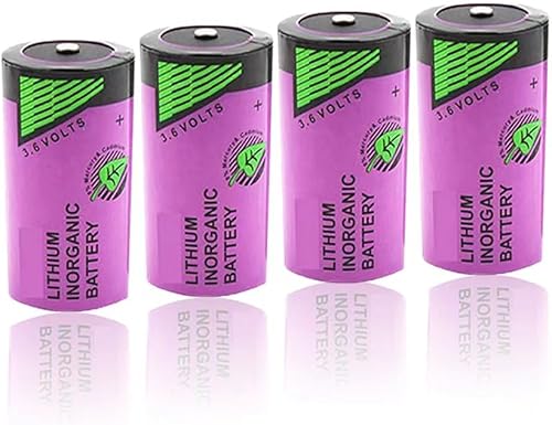 XIAOXX (4 unidades) 3.6V 8500mAh TL-5920 C Reemplazo para batería de litio primaria Tadiran (ER26500  LS26500)