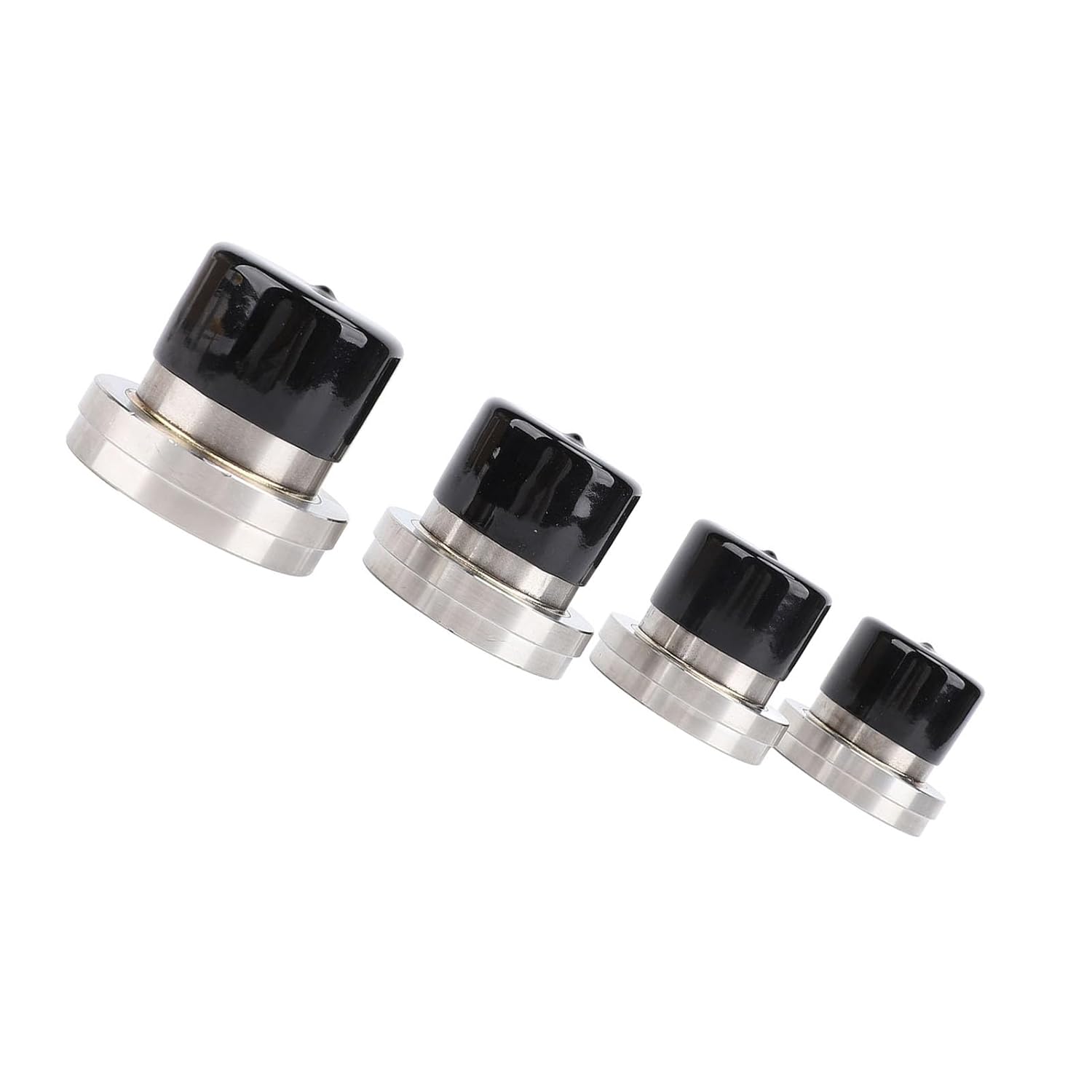 Boat Trailer Bearing Protector Cap Stainless Steel Enhanced Bearing Cover with Dust Cap for Boat Trailer Durable Proof 2717 Inch 4Pcs