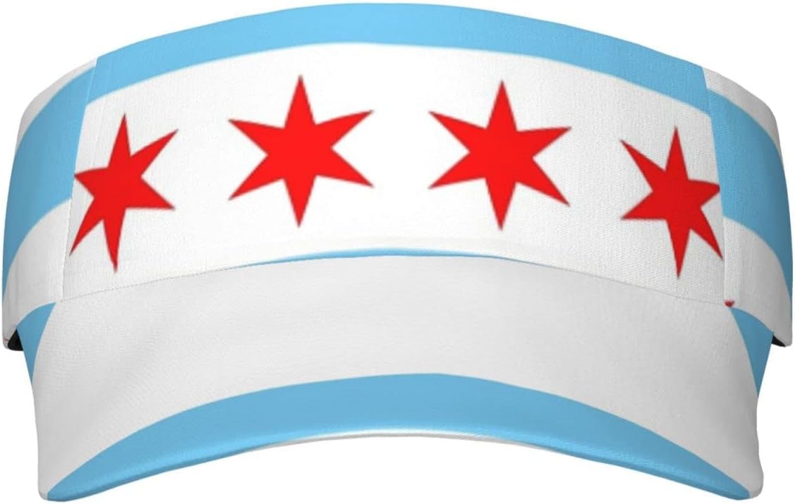 Cute Flag Sport Sun Visor Hats Adjustable Empty Top Baseball Cap Outdoor Patriotic Ball Caps for Women and Men