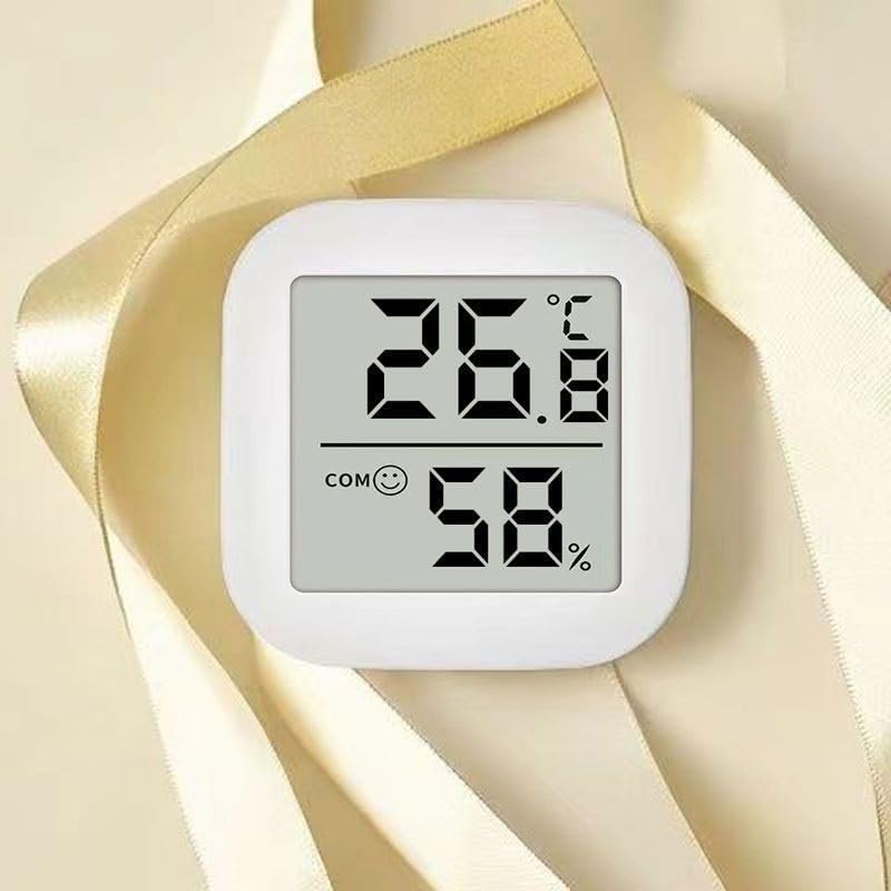 ABS Electronic Wall Mount Indoor Household Thermometer Dry Temperature Humidity Meter