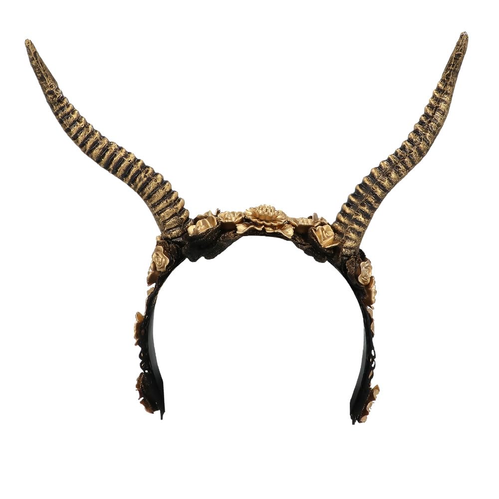 Boland 01076 - Demon Deluxe Headband with Horns for Costumes, Halloween and Carnival, Devil