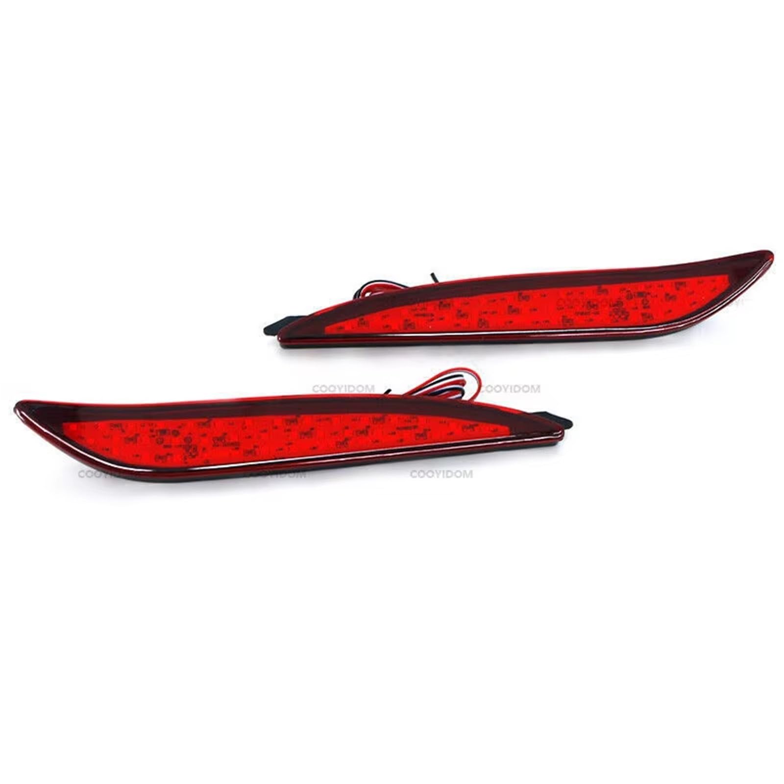 LED Rear Reflector Bumper Light For Hyundai For Elantra 2012-2014 Tail Reflector Brake Fog Lamp Turn Signal 2Piece Car LED Rear Bumper Light