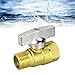 Produktbild TANCUDER Kugelhahn Messing Kugelhahn Kugelventil Absperrventil Kugelhahn 1/2 zoll kugelhahn mit verschraubung wasserhahn kugelventil für Gartenbewässerung, Regenwassersammeltanks, Wasserpumpen