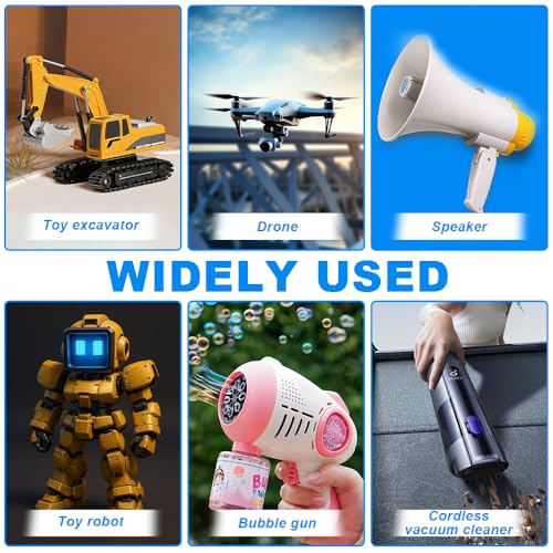 2 Stück 7,4V 3000mAh Wiederaufladbar 18650 Li-ion Akku mit Deans T Stecker und USB Ladegerät, 18650 Li-ion Batterie für RC Autos, Boote, Panzer, Roboter