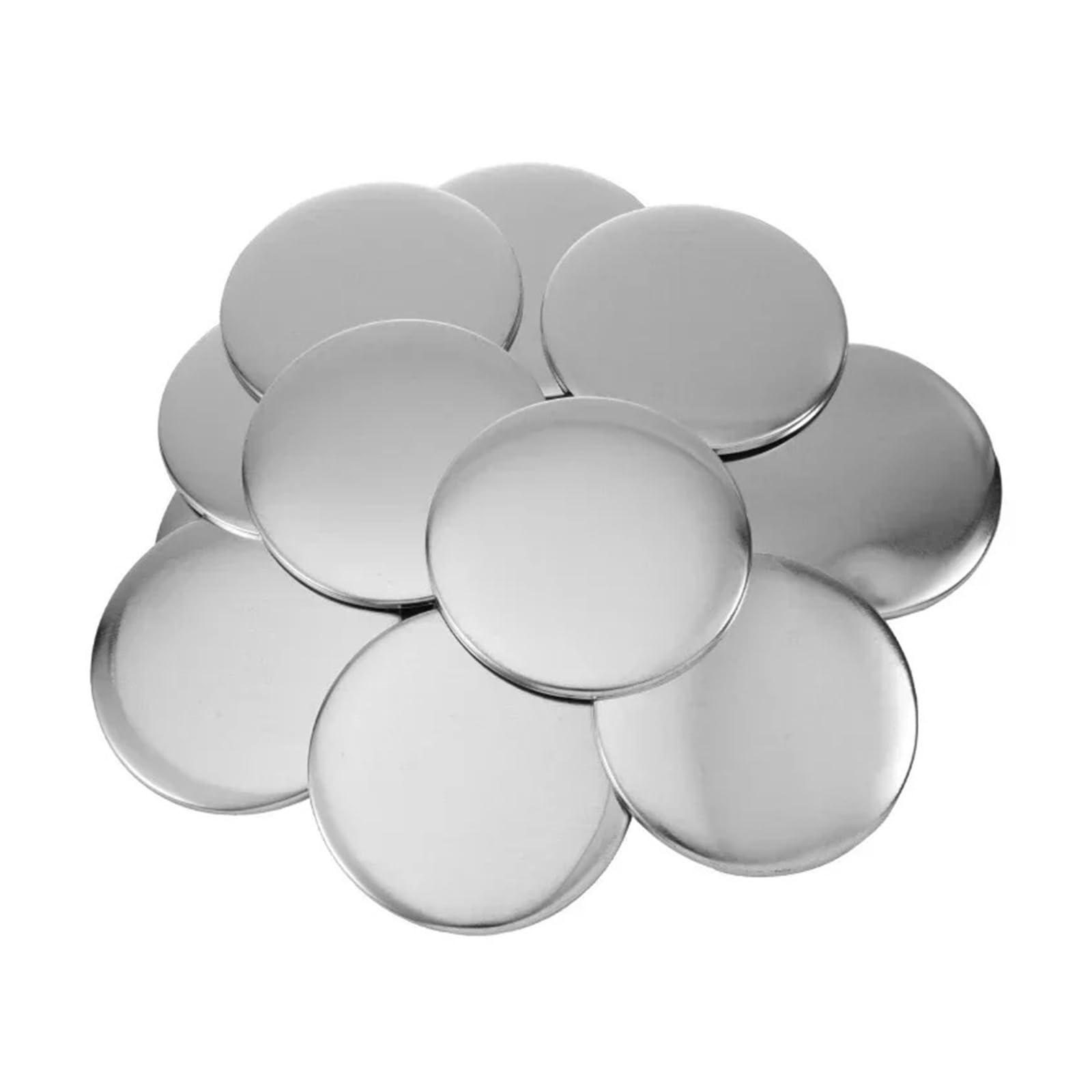 100 STÜCKE 58mm Metallknopfteile Zubehör Kühlschrankmagnet Flaschenöffner for Button Maker Maschine Round Pin Maker Materialien Für Basteln