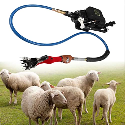 BEESOM 370w Tosapecore Elettrico Professionale, Tosatrice Elettrica per Pecore, Forbici Elettriche per Pecore Albero Flessibile Regolabile, 2800giri/Min, Separazione del Motore,Standard