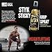 STYK by Vaulter Magazine - Spray Adhesive for Hands, Anti-Slip Solution, Sticky Grip Spray for Athletes: Pole Vault, Basketball, Golf, Pole Dancing, and All Sports, Pineapple Coconut Scent 120ml Spray