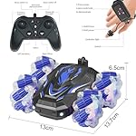 New Gesture Sensing RC Stunt Car with Lights Music, Hand Gesture Remote Control Car 360° Spins Double Side Controlled RC Car Birthday Gifts Toys for 6-12 Years Old Boys - Image 2