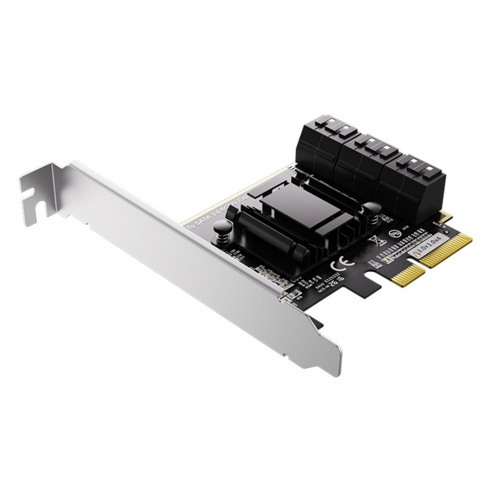 Scheda di espansione PCIExpress a 6 porte SATA3.0 per sistemi operativi multipli compatibili con computer desktop