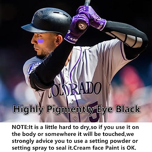 Go Ho Cream-Blendable Purple Face Paint Stick (1.06 Oz),Purple Full Body Paint Makeup Stick For Adults Children Halloween Cosplay Sfx Makeup,Waterproof Purple Eye Black Stick #TOP5