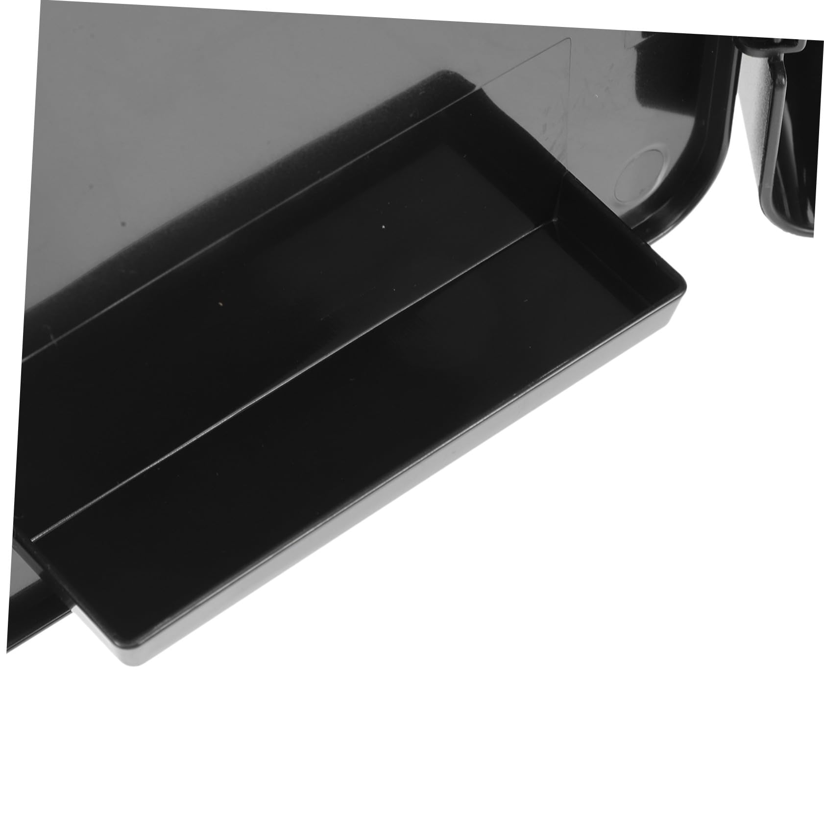 Portachiavi da Muro in Plastica, Appendichiavi Magnetico per Ingresso, per Chiavi e Lettere, Design Moderno, Nero, Salvaspazio