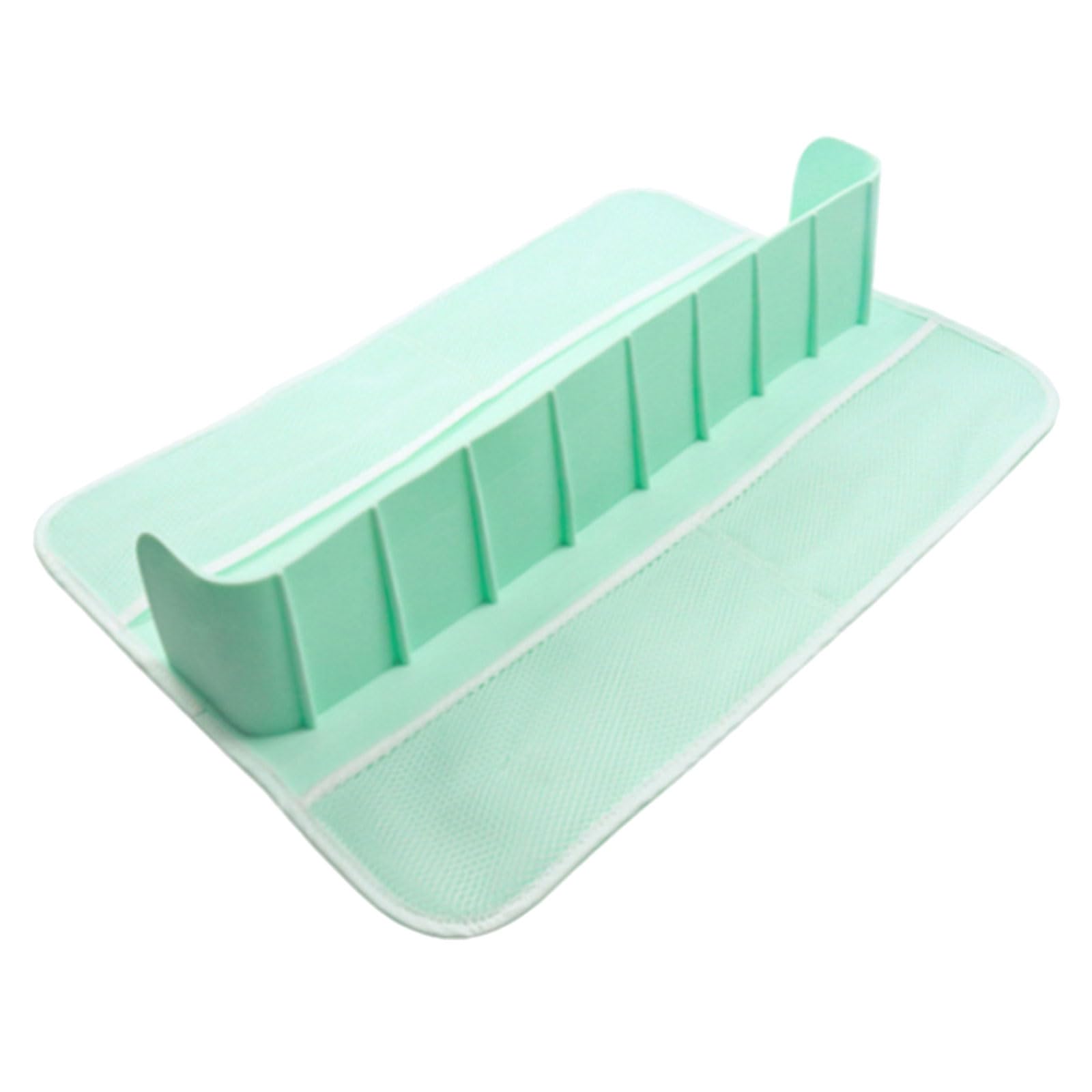 Shurhome Bathtub Splash Guard Bath Tub Organiser with Suction Cups and Meshes Storage Bags for Toy Access Baby Bath Water Blocker