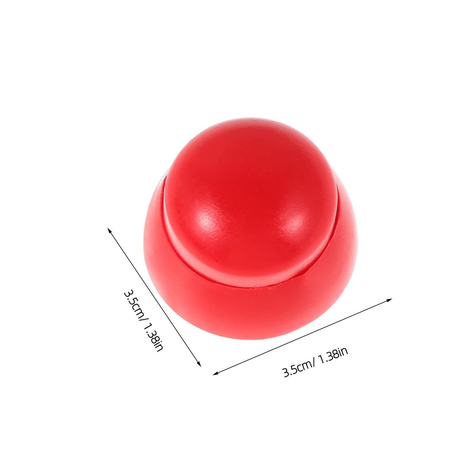 LABRIMP 50 Tapas Protectoras de Plástico para Tornillos y Tuercas M10, Resistentes Deformación, Seguras para Juegos Infantiles al Aire Libre, Color Rojo
