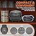 Baker's Friend 4 in 1 Mini Waffle Maker with Removable Plates, Set Includes Mini Pancake, Donut, Heart Shape Waffle Makers, Compact Size, Recipe Included, Graphite
