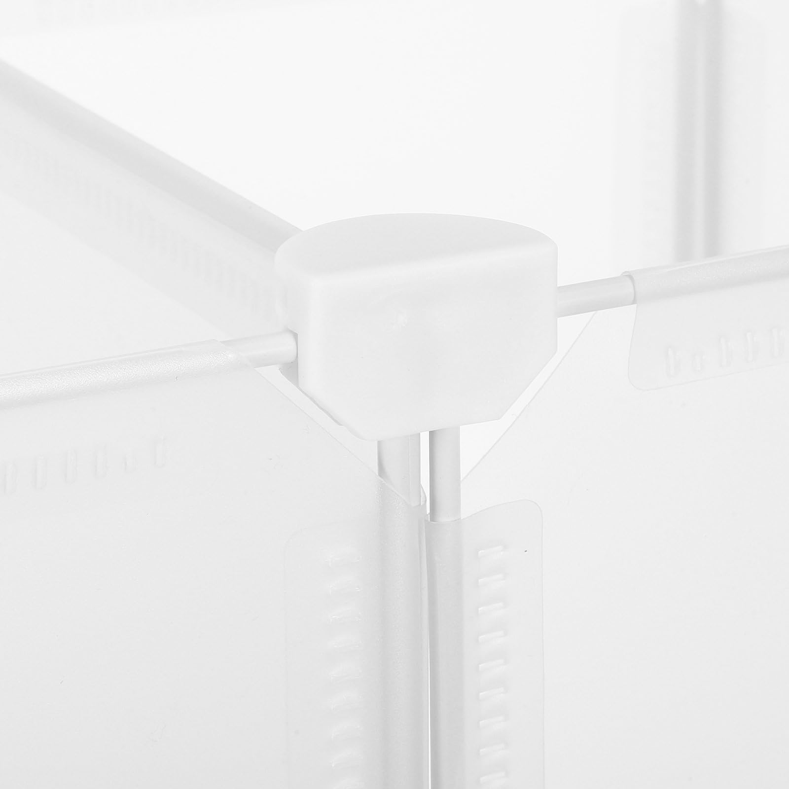 GALPADA Organizzatore per Congelatore Profondo in Plastica Bianca Divisori, Ripiani Resistenti in ABS e Pp per Conservazione Alimenti Ordinata in Freezer e Frigoriferi