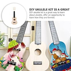 MILISTEN Instruments De Musique Bricolage 1 ensemble de kit de bricolage ukulélé faites votre propre ukulélé kit de… - Les Beatles, Paul McCartney, John Lennon, RIngo Starr, George Harrison MILISTEN Instruments De Musique Bricolage 1 ensemble de kit de bricolage ukulélé faites votre propre ukulélé kit de… – Image 4
