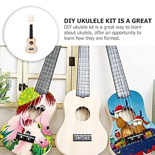 MILISTEN Instruments De Musique Bricolage 1 ensemble de kit de bricolage ukulélé faites votre propre ukulélé kit de… - Les Beatles, Paul McCartney, John Lennon, RIngo Starr, George Harrison MILISTEN Instruments De Musique Bricolage 1 ensemble de kit de bricolage ukulélé faites votre propre ukulélé kit de… – Image 4