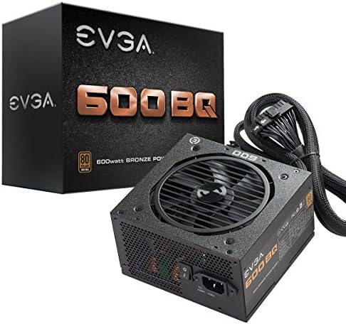Evga 750 Bq, 80+ Bronze 750W, Semi Modular, Includes Free Power on Self Tester, Power Supply 110-Bq-0750-V3, Black