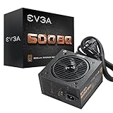 Tiene potencia continua EVGA - 450 B1 - Fuente de alimentación, 100-B1-0450-K3, 80+ Bronze 450 W, Incluye Auto comprobador de Encendido Negro 600W