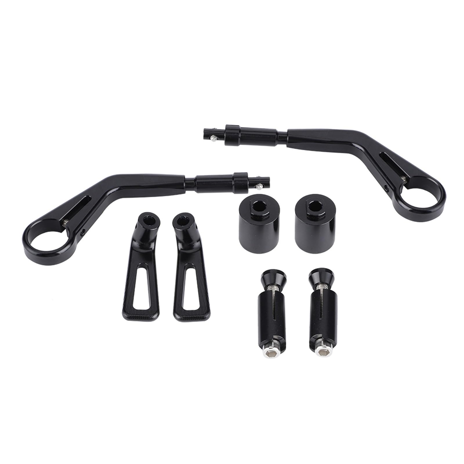 WWDHOBNT 1 Pair Motorcycle Adjustable Brake Clutch Levers Protect Guard Handlebar Universal for Diameter 22mm Motorcycle Handlebar Clutch levers Hand Guards