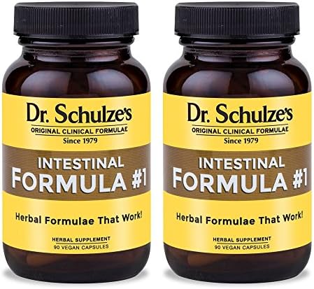 Amazon Com Dr Schulze S Intestinal Formula 1 Colon Support Capsules 90 Count Health Personal Care