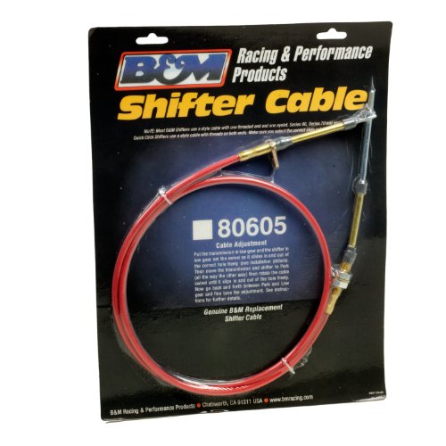 B&M 80605 5' Long Performance Shifter Cable , Red #TOP2
