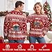 GEPOS Unisex Ugly Christmas Sweater, Funny Holiday Sweatshirt for Adults, Winter Party Outfit for Men and Women