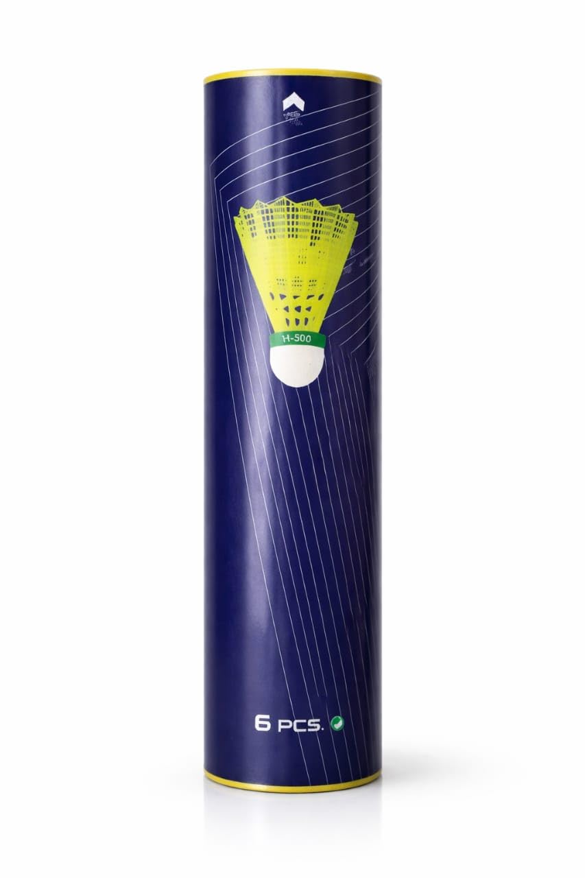 Premium Nylon Badminton Shuttlecocks, High Speed Stability, Fast Recovery, 6 Pack, Durable Plastic with Precise Trajectory-picture-22