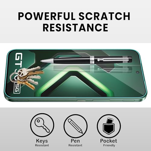 Image of ArmourPro Military Grade Gorilla Tempered Glass Compatible For Infinix GT 30 5G (6.78 Inch) With Easy Installation Kit for Smartphone| Edge To Edge Coverage | Black, Pack of 2