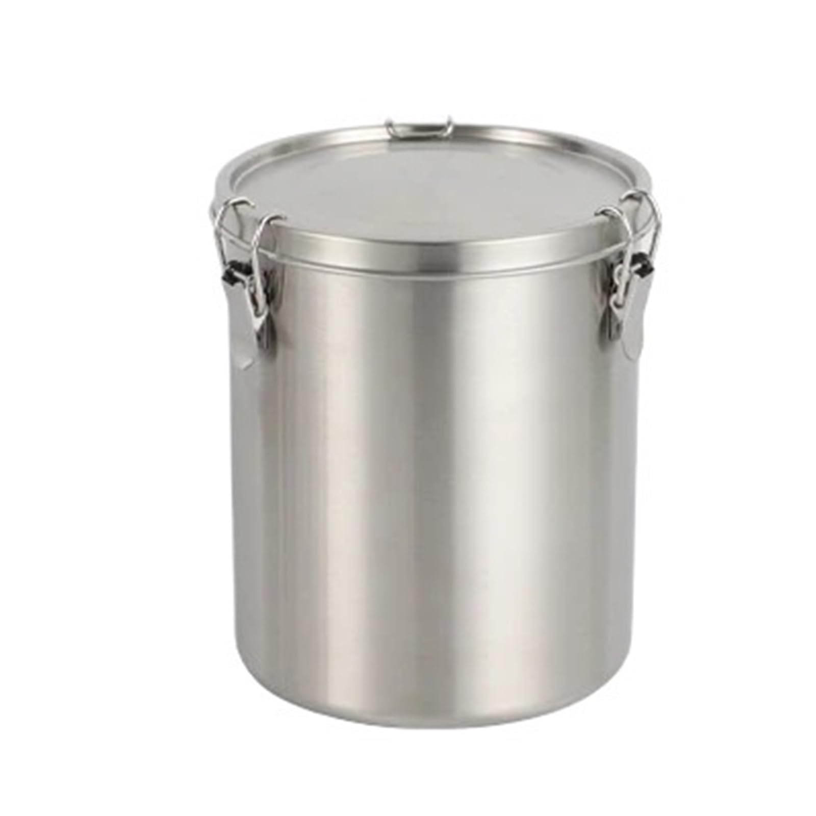 LSNNMU 2pcs Stainless Steel Storage Tank Sealed Tea Dried Fruit Kitchen Simple Grain For Preserving(1600ML)