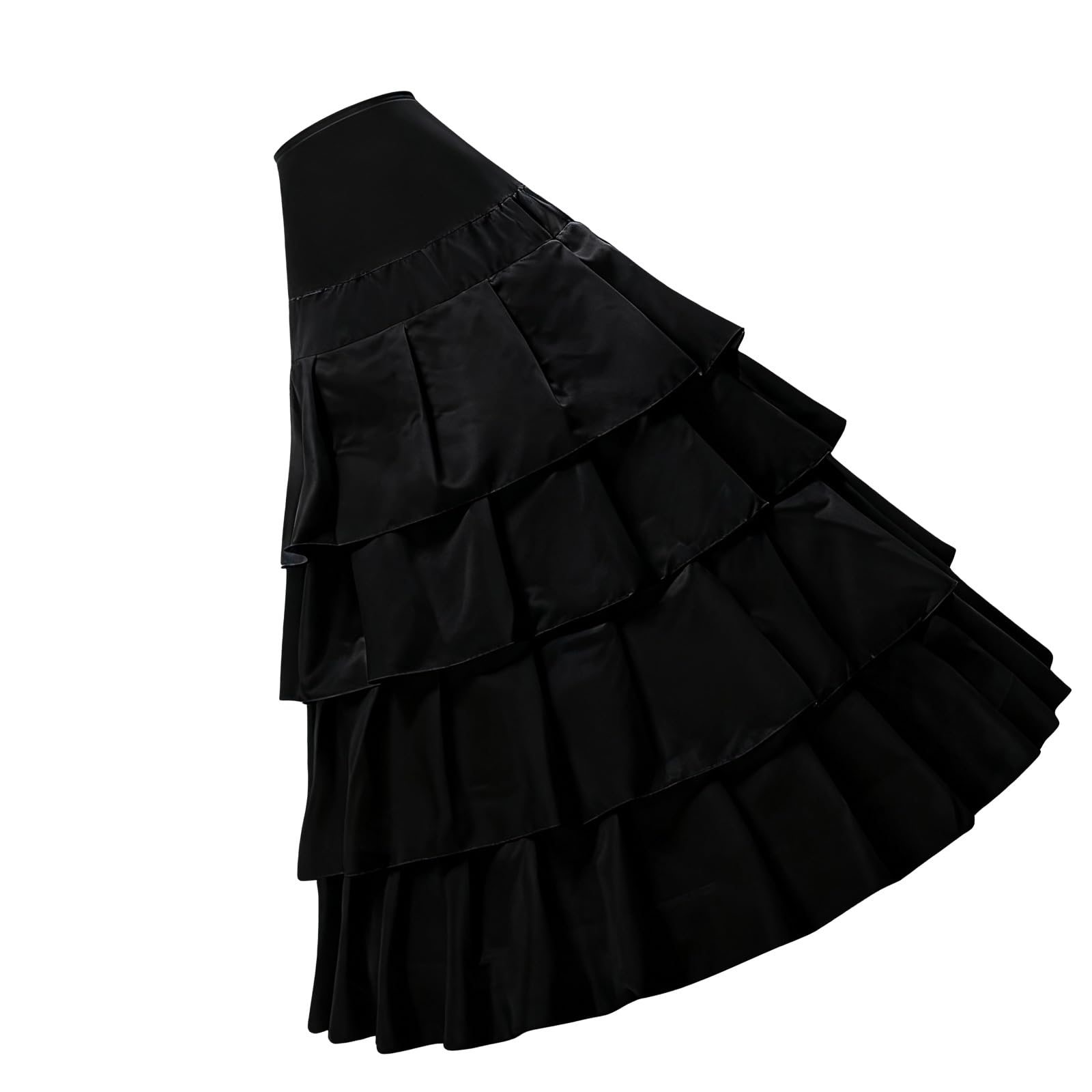 Cache-maillot pour femme Crinoline Blanc/noir Cosplay Pannier pour robes de demoiselles d'honneur Robes de Soirée Polyvalent