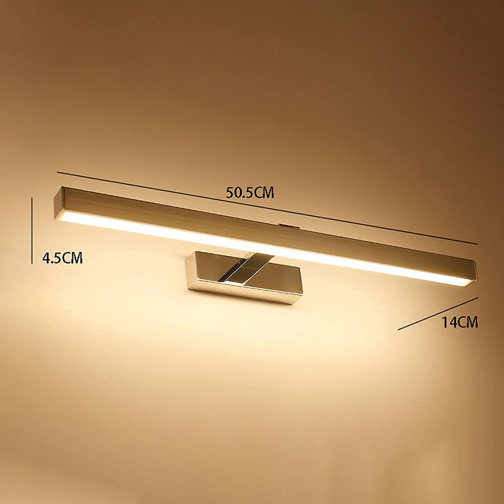 LED Schminktisch Lampe 12W Stirnlampe für Badezimmerspiegel Wandleuchten für Badezimmer Schminktisch Frontlampen Chrom Spiegel Leuchte Leuchte für Wandleuchte