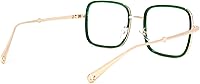 Vista 7 de VOOGLAM Square Blue Light Blocking Glasses for Women Anti Eyestrain UV Computer Eyewear Jace