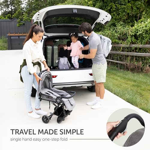 image for KOOLABABY Lightweight Travel Stroller for Baby & Toddlers - Easy Fold 
