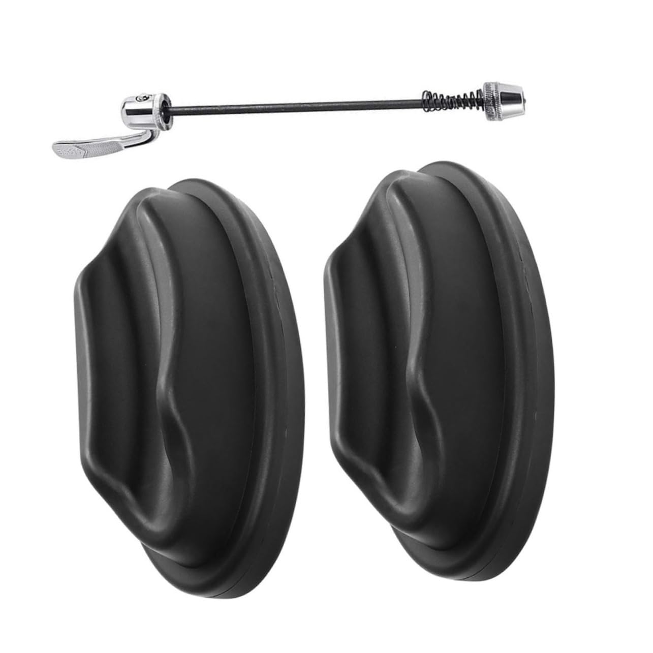 HANABASS Bike Accessory Front Wheel Riser Block Quick Release Axle for Bike Pedaling