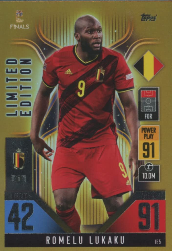 101 The Road to Nations League Finals Gold Limited Edition ROMELU LUKAKU