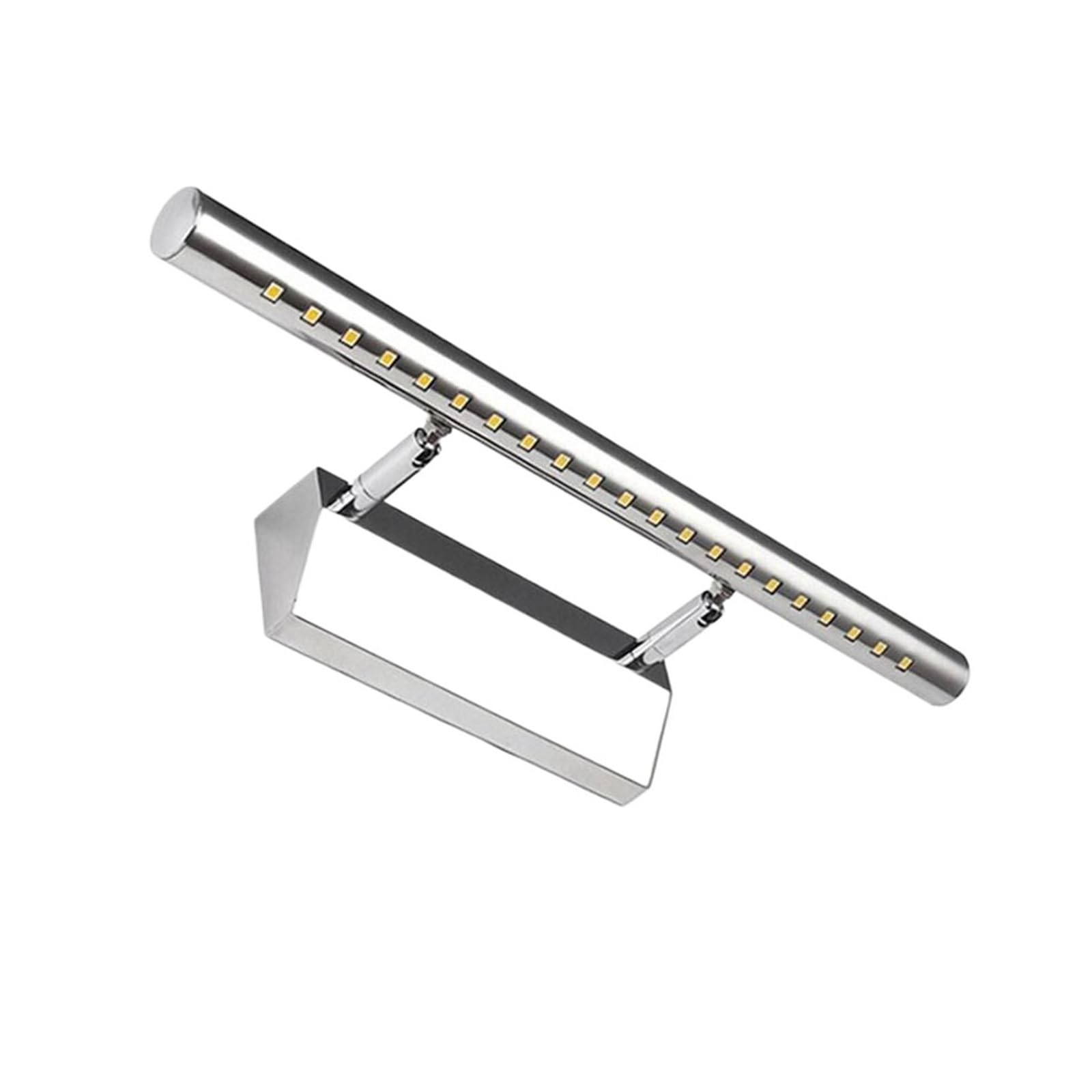 Luci Esposizione Per Quadri Lampada Da Parete A LED In Acciaio Inossidabile Di Alluminio 3W / 5W / 7W Luce Bianca Calda Bianca For Armadietti A Specchio Da Bagno Con Interruttore(Warm white,5W 40cm)