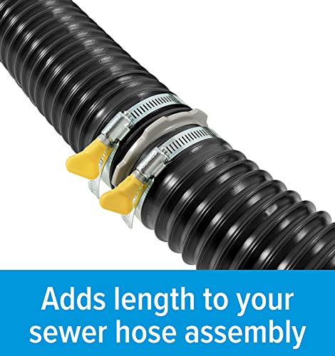 Image of Camco RV Universal Internal Sewer Hose Coupler | for Internally Connecting Two RV SewerHoses | Compatible with All Brand Sewer Hoses & Kits (39212), Gray (Pack of 3)