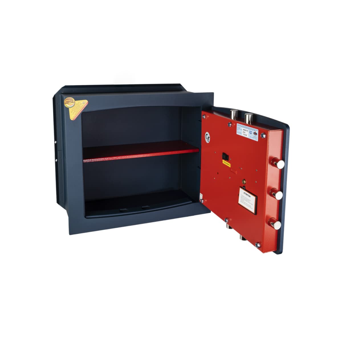Technomax, Cassaforte a muro, Serie Gold Trony modello GT/6L, Apertura a combinazione elettronica digitale, Dimensioni mm. 420 (H) x 480 (L) x 280 (P)