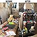 anban Car Backseat Organizer, Seat Back Protectors with 10 inch Tablet Holder + 9 Storage Pockets Kick Mats for Book Drink Toy Bottle, Travel Accessories for Kids Toddlers Black, 2 Pack
