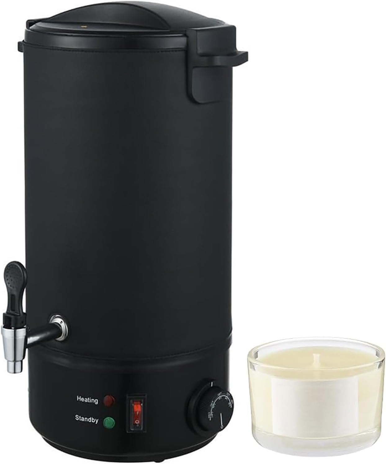 ERICAT Digital Wax Melting Pot, Wax Melting Mold Making Machine with Nozzle Design, 30℃-110℃ Adjustable Temperature and Anti-Dry Burn Protection, Fast Heating & Keep Warm, for Melting Vegetable Wax