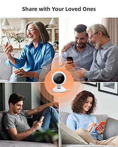 Napcat Indoor Security Camera 4Mp, 2.4G Wi-Fi Cameras For Home Security, Plug-In Pet Camera Baby Monitor, 2-Way Talk, Human & Sound Detection, Night Vision, Lullaby #TOP4