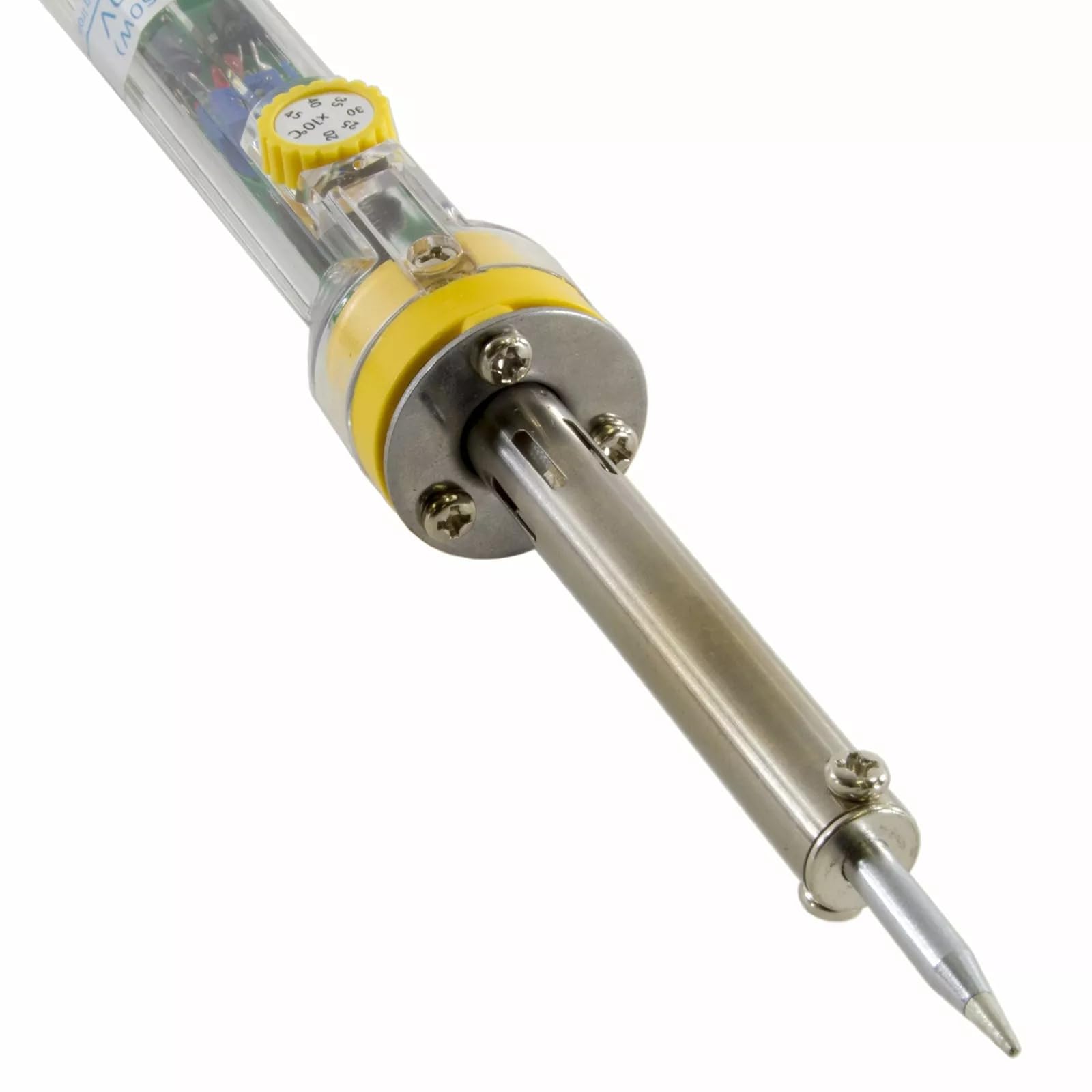 30W to 50W Adjustable Variable Temperature Soldering Iron + Stand, Tips, Solder
