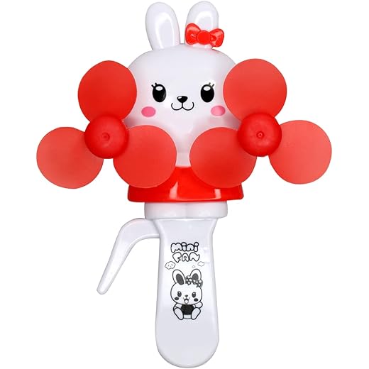 MAJIK Handheld Press Mini Fan Toy for Kids Girls and Boys