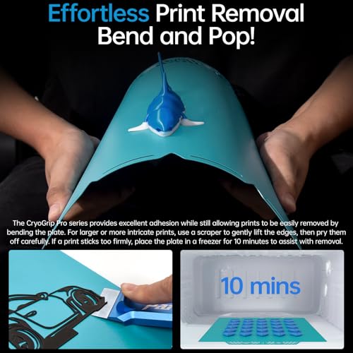 Image of BIQU CryoGrip Pro Glacier Compatible with Snapmaker U1 3D Printer 276x304.5mm Panda Build Plate Double Sided Upgrade Plate Removable Surface Platform